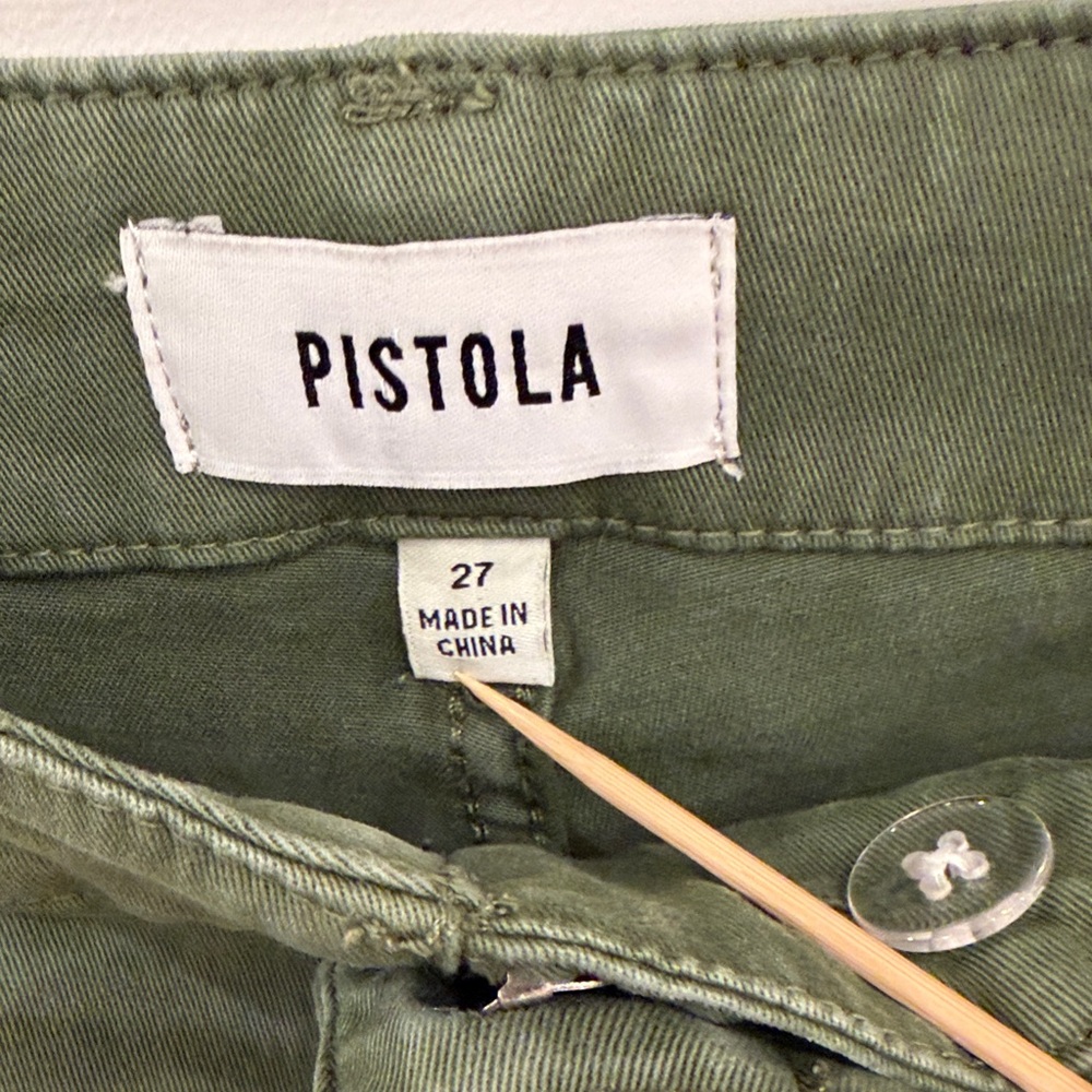 Pistola Sophia Cropped Utility Pants Basil 27 - Picture 6 of 16